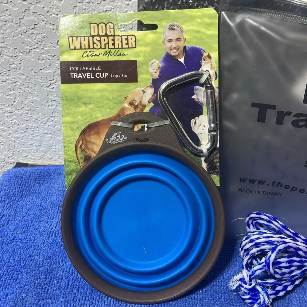 Dog Training Collar And Collapsable Bowl